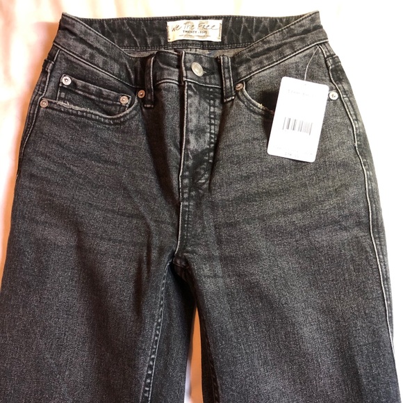 Free People CRVY 25 high waisted cropped pant NWT - Picture 3 of 7